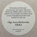 Olga Anna Markowska : Iskra (LP, Red)