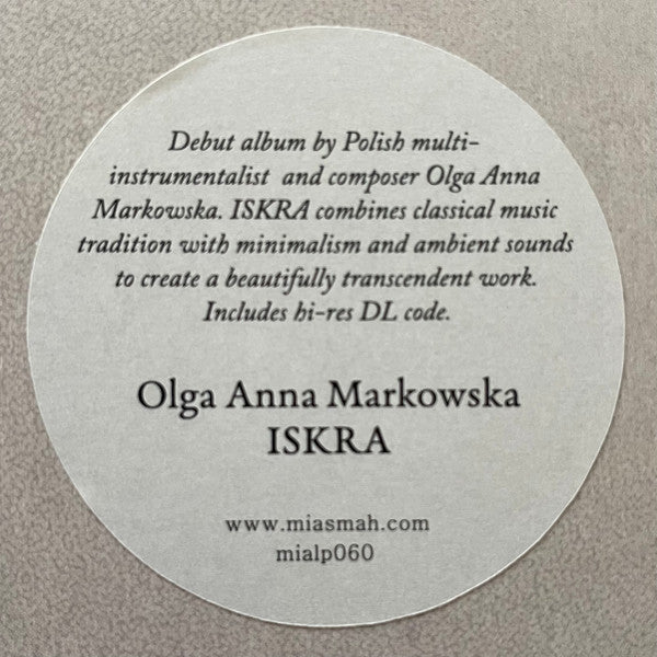 Olga Anna Markowska : Iskra (LP, Red)