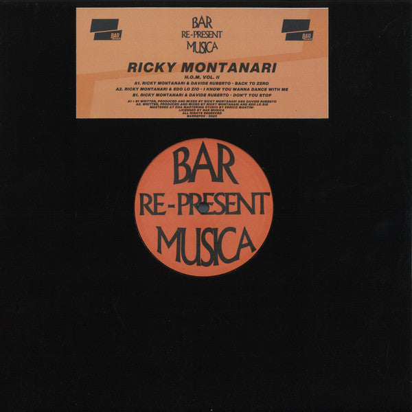 Ricky Montanari - H.O.M. Vol. II — front sleeve