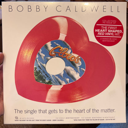 Bobby Caldwell : What You Won't Do For Love (7", Shape, Single, Ltd, Red)