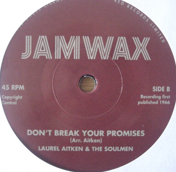 Laurel Aitken & The Soulmen : Last Night  (7", RE)