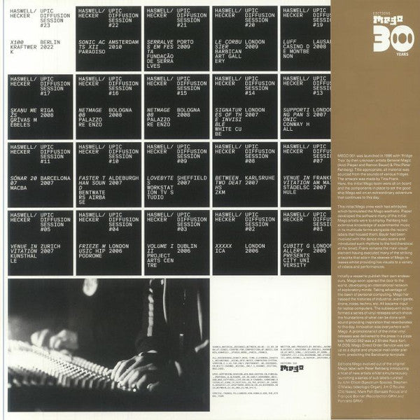 Haswell & Hecker - UPIC Diffusion Session #23 — back sleeve
