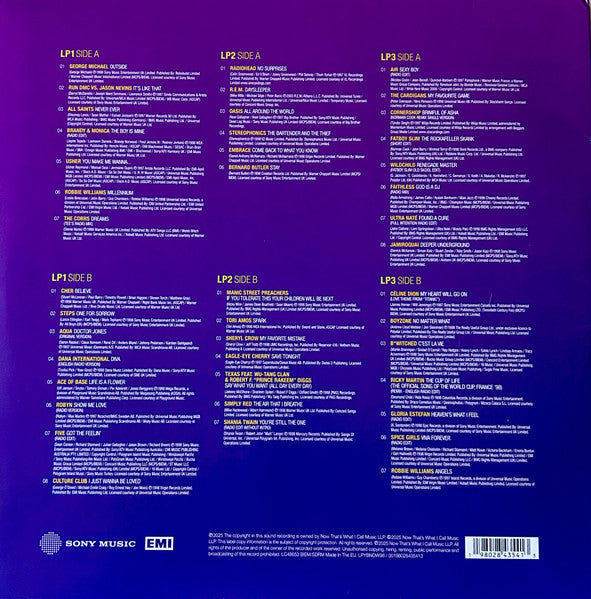 Various - Now Yearbook '98 — back sleeve