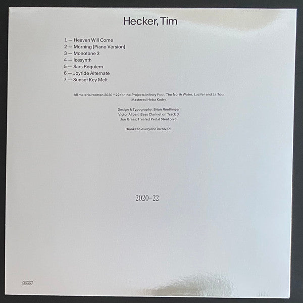 Tim Hecker : Shards (LP)