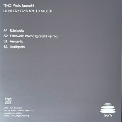 TENO (3), Wata Igarashi : Don't Cry Over Spilled Milk (12", EP)