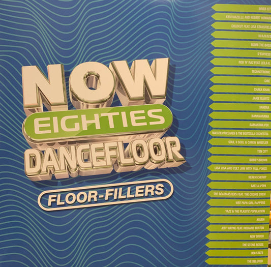 Various : Now Eighties Dancefloor Floorfillers (LP, Blu + LP, Gre + Comp)