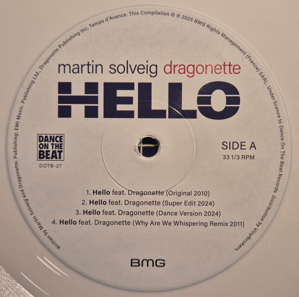 Martin Solveig & Dragonette : Hello (12", Comp, Whi)