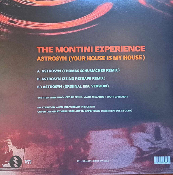 The Montini Experience - Astrosyn — back sleeve