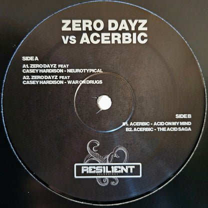 Zero Dayz vs Acerbic (2) : Resilient 002 (12", EP)