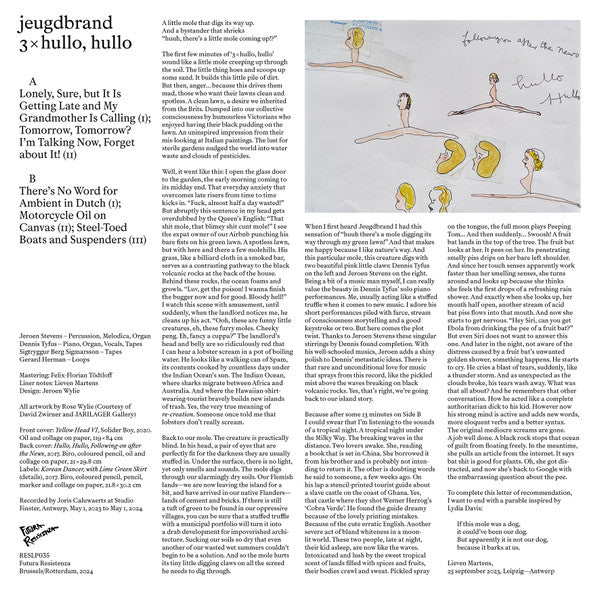 Jeugdbrand : 3  ×  Hullo, Hullo (LP, Album)