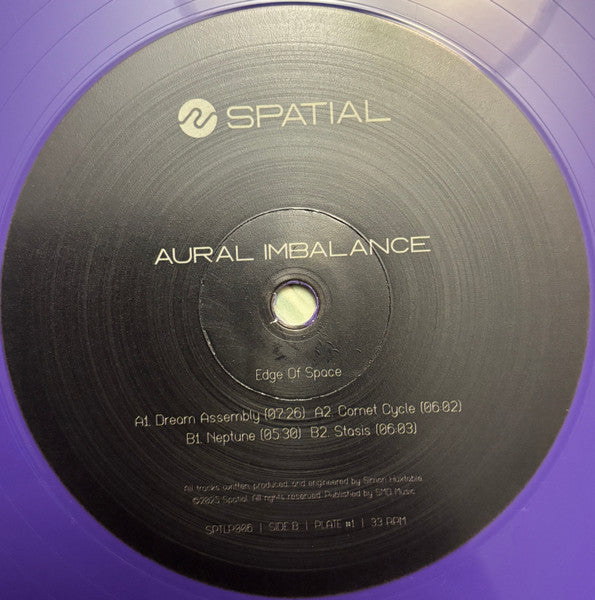 Aural Imbalance : Edge Of Space (12", Blu + 12", Pur + Album)