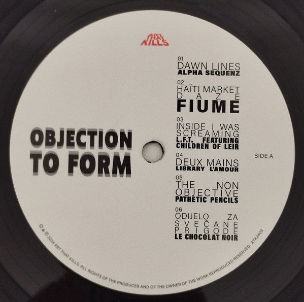 Various : Objection To Form (12", Comp)