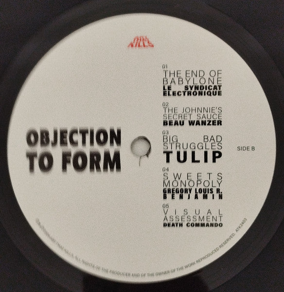 Various : Objection To Form (12", Comp)