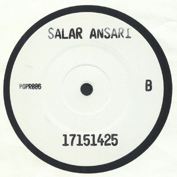 Salar Ansari - 9 1391919 21 / 17151425 — back sleeve