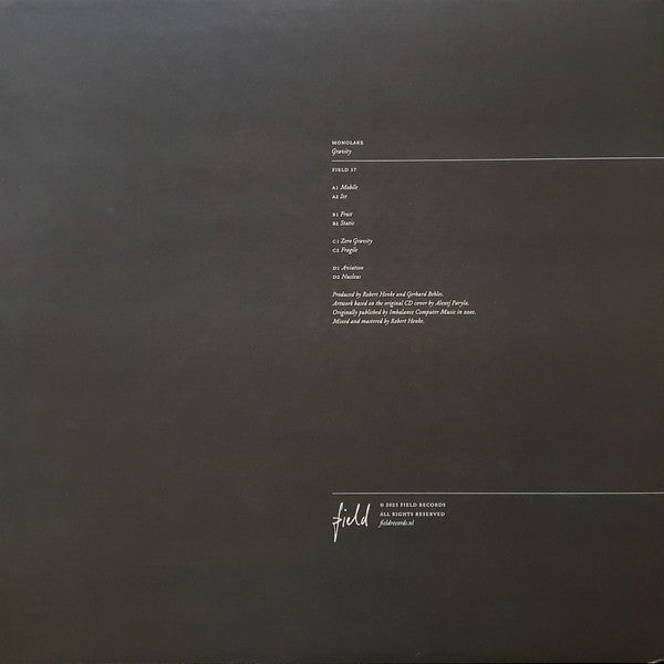 Monolake : Gravity (2xLP, Album, RE, RM)