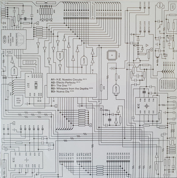 Hackney Electronica - Synaptic Shadows: A Journey Through The Circuit — back sleeve