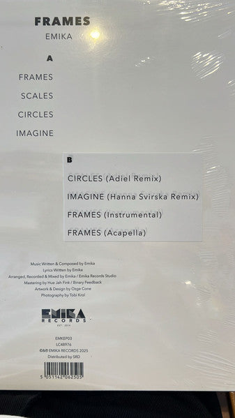 Emika : Frames (12", EP, RSD, Ltd)