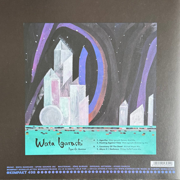 Wata Igarashi - Agartha Remixe — back sleeve