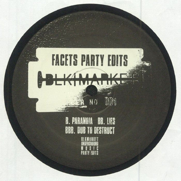 Facets - Party Edits — back sleeve