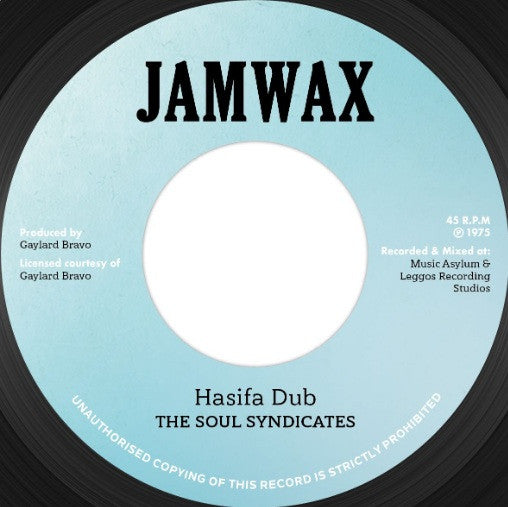 The Tidals / The Soul Syndicate - Land Of Juhasifa / Hasifa Dub — back sleeve