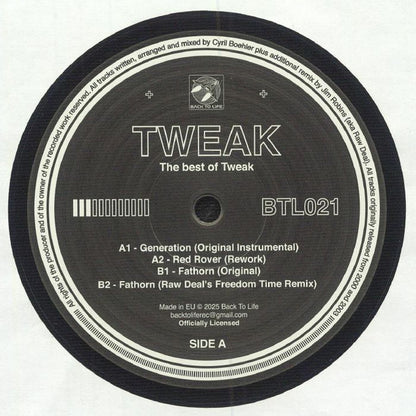 Tweak : The Best of Tweak (12", EP)