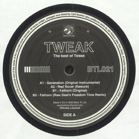Tweak : The Best of Tweak (12", EP)