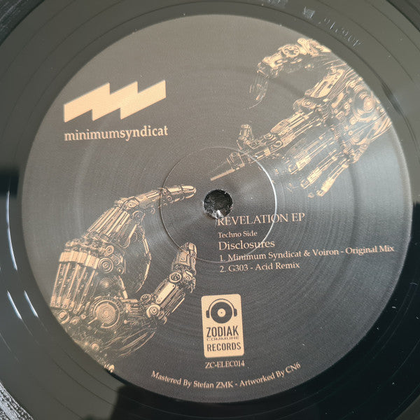 Minimum Syndicat - Revelation EP — back sleeve