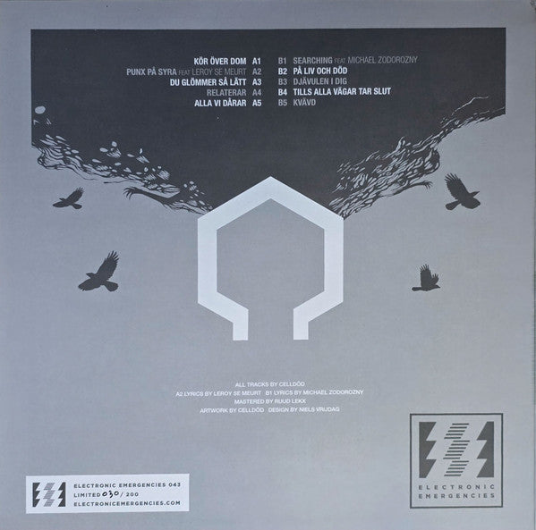 Celldöd - På Liv Och Död — back sleeve