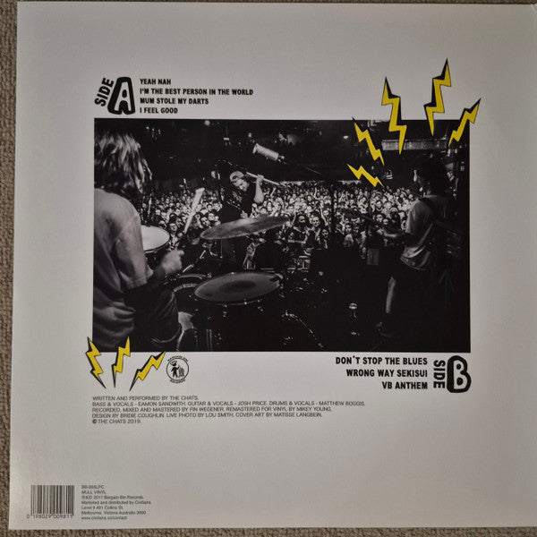 The Chats  - The Chats EP — back sleeve