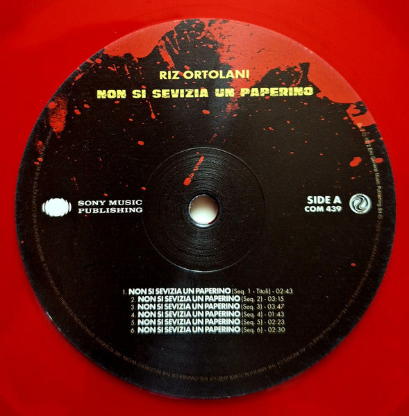 Riz Ortolani : Non Si Sevizia Un Paperino (Original Soundtrack) (LP, Album, Ltd, Red + CD, Album, Ltd)