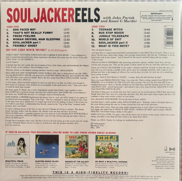 Eels : Souljacker (You Little Punks Think You Own This Town) (LP, Album, RE, Red)
