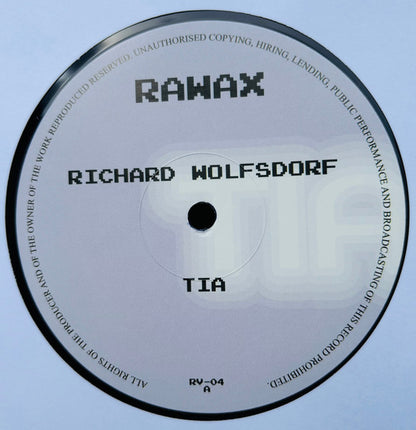 Richard Wolfsdorf : Tia (12", Ltd, RE, RM, Pur)