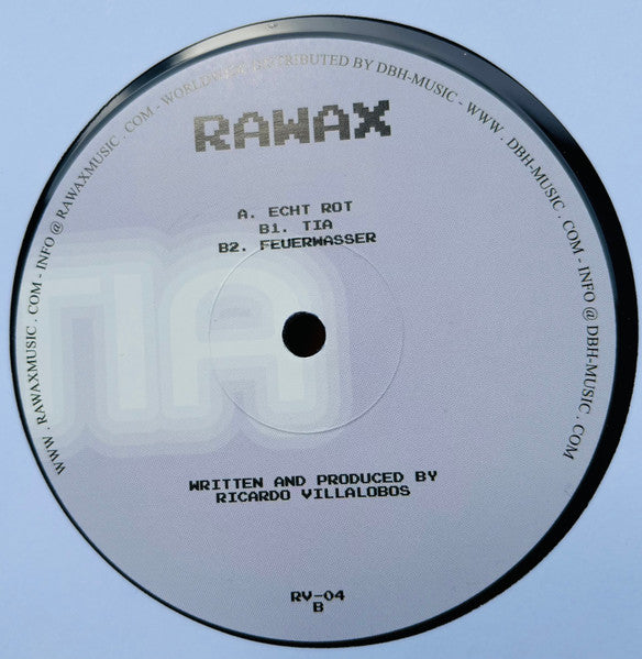 Richard Wolfsdorf : Tia (12", Ltd, RE, RM, Pur)