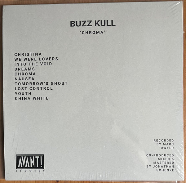 Buzz Kull - Chroma — back sleeve