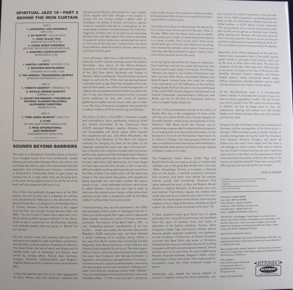 Various : Spiritual Jazz 18 - Part 2: Behind The Iron Curtain (Esoteric, Modal And Progressive Jazz From Central & Eastern Europe (1962-1988)) = Духовный Джаз 18 • Часть 2 (2xLP, Comp)