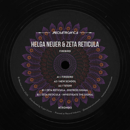 Helga Neuer & Zeta Reticula : Firebird (12", EP)