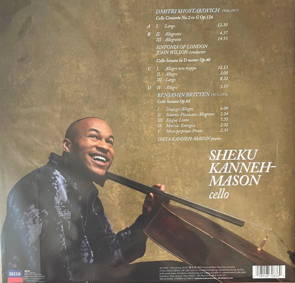 Sheku Kanneh-Mason, Dmitri Shostakovich & Benjamin Britten : Shostakovich & Britten (2xLP, Album)