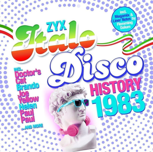 Various : ZYX Italo Disco History 1983 (2xLP, Comp, Ltd, Num, P/Mixed, Col)