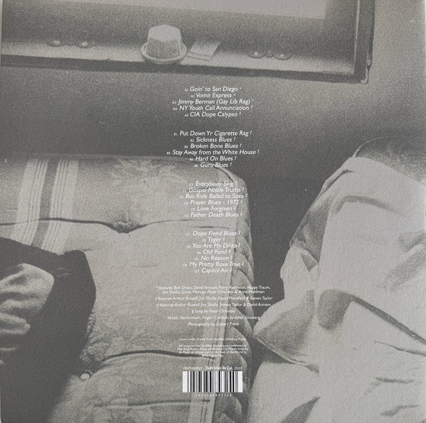 Allen Ginsberg - First Blues — back sleeve