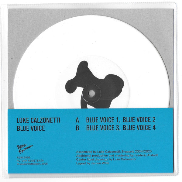 Luke Calzonetti : Blue Voice (7", EP, Ltd, Whi)
