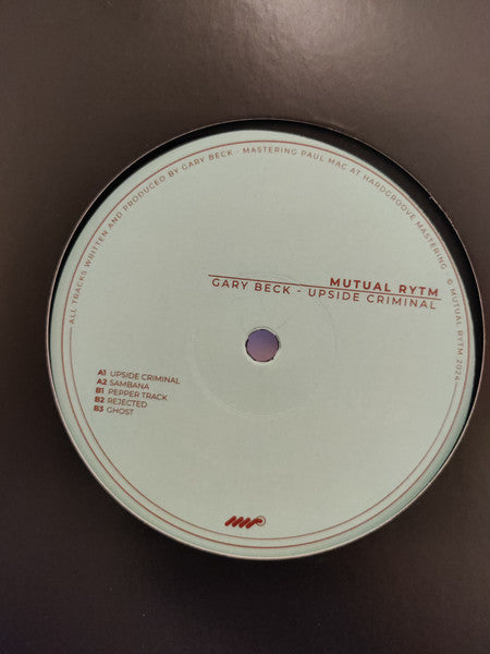 Gary Beck - Upside Criminal — back sleeve