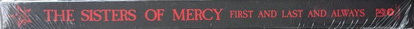 The Sisters Of Mercy : First And Last And Always (Box, Comp, 40t + LP, Album, RE, Red + 3x12", RE, R)
