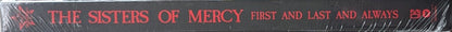 The Sisters Of Mercy : First And Last And Always (Box, Comp, 40t + LP, Album, RE, Red + 3x12", RE, R)