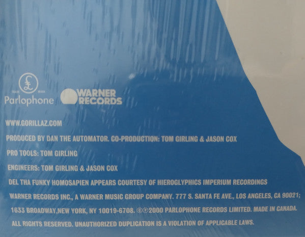 Gorillaz : Tomorrow Comes Today (12", EP, Ltd, RE, S/Edition, Whi)