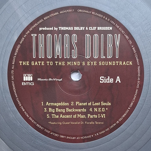 Thomas Dolby : The Gate To The Mind's Eye Soundtrack (LP, Ltd, Num, Sil)