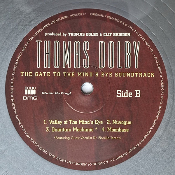 Thomas Dolby : The Gate To The Mind's Eye Soundtrack (LP, Ltd, Num, Sil)