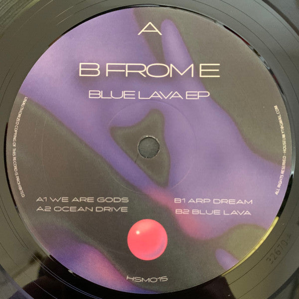 B From E : Blue Lava EP (12", EP)