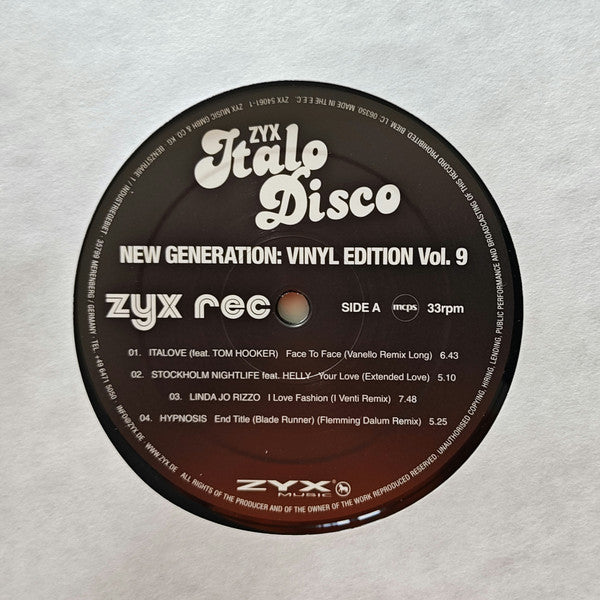 Various : ZYX Italo Disco New Generation Vinyl Edition Vol.9 (LP, Comp)