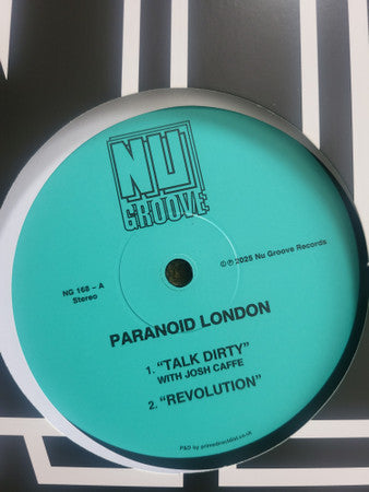 Paranoid London - Talk Dirty — back sleeve