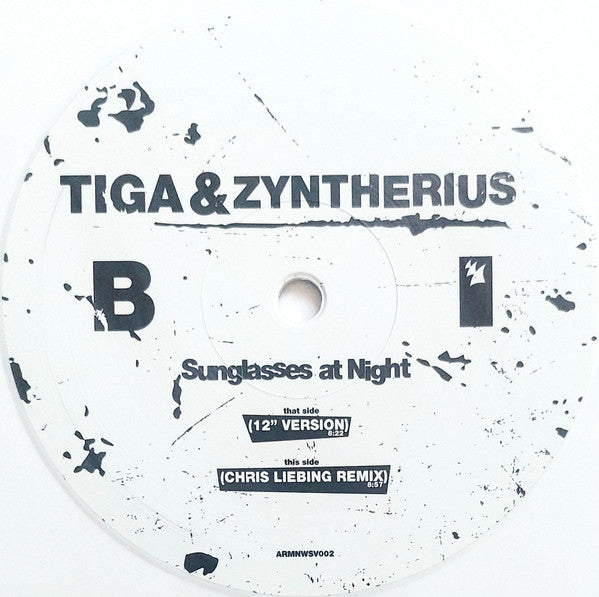 Tiga & Zyntherius : Sunglasses At Night (12", RE, Whi)